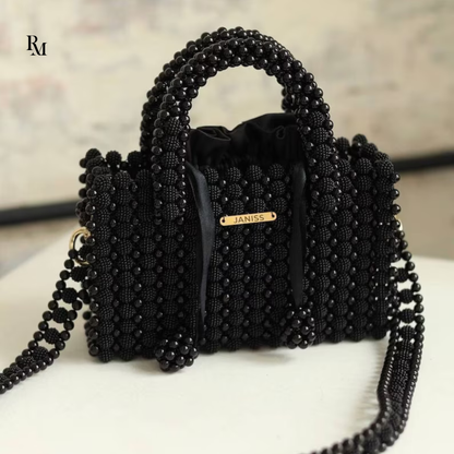 Exclusive Acrylic Beaded Handbag #003