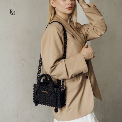 Exclusive Acrylic Beaded Handbag #003