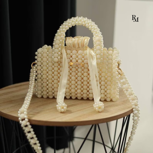Exclusive Acrylic Beaded Handbag #003